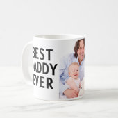 Bester Vater je 1 Foto Kaffeetasse (Vorderseite Links)