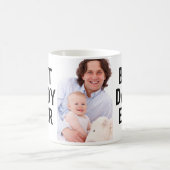 Bester Vater je 1 Foto Kaffeetasse (Mittel)
