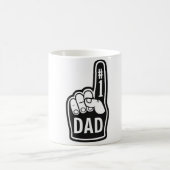 Bester Vater je - #1 Hand Design Kaffeetasse (Mittel)