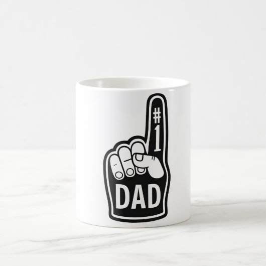 Bester Vater je - #1 Hand Design Kaffeetasse (Mittel)