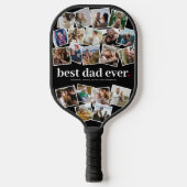 Bester Vater je 20 Foto Pickleball Schläger (Vorderseite)