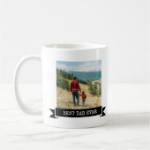 Bester Vater je 2 Foto Kaffeetasse (Links)