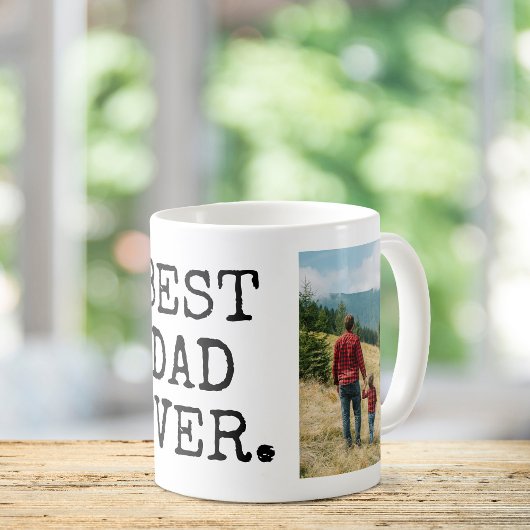 Bester Vater je 2 Foto Kaffeetasse