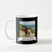 Bester Vater je 2 Foto Kaffeetasse (Links)