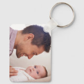 Bester Vater je 2-Foto Schlüsselanhänger (Rückseite)