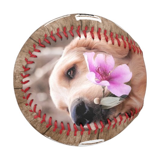 Bester Vater je 2 Fotomaterial Rustikales Holz Baseball (Vorderseite Links)