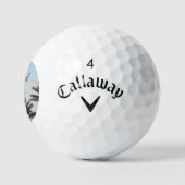 Bester Vater je 2 Golfplätze Golfball (Logo)