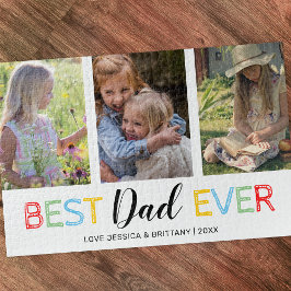 Bester Vater je 3 Familien Foto Puzzle