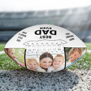 Bester Vater je 3 Foto Football