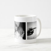 Bester Vater je 3 Foto Personalisiert Kaffeetasse (VorderseiteRechts)