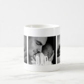 Bester Vater je 3 Foto Personalisiert Kaffeetasse (Mittel)