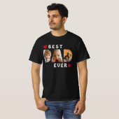 Bester Vater je 3 Fotoleiterkollektion, benutzerde T-Shirt (Vorne ganz)