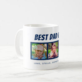 Bester Vater je 3 Fotos Kaffeetasse