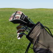 Bester Vater je 4 Foto Collage Fun Daddys Caddies Golf Headcover (In SItu)
