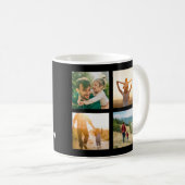 Bester Vater je 4 FotoCollage Kaffeetasse (VorderseiteRechts)