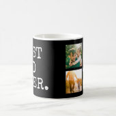 Bester Vater je 4 FotoCollage Kaffeetasse (Mittel)
