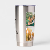 Bester Vater je 4 FotoCollage Thermobecher (Links)