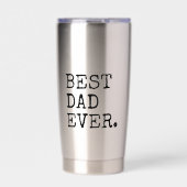 Bester Vater je 4 FotoCollage Thermobecher (Vorderseite)