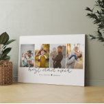 Bester Vater je 4 Fotos Vater Cutout FotoCollage Leinwanddruck<br><div class="desc">Dies ist eine Leinwand mit 4 Fotos,  dem Text besten Papa aller Zeiten und Ihrer benutzerdefinierten Nachricht. Dies ist das perfekte Geschenk für Papa für den Tag des Vaters,  seinen Geburtstag oder Weihnachten. Fotos von Prostooleh / Freepik.</div>