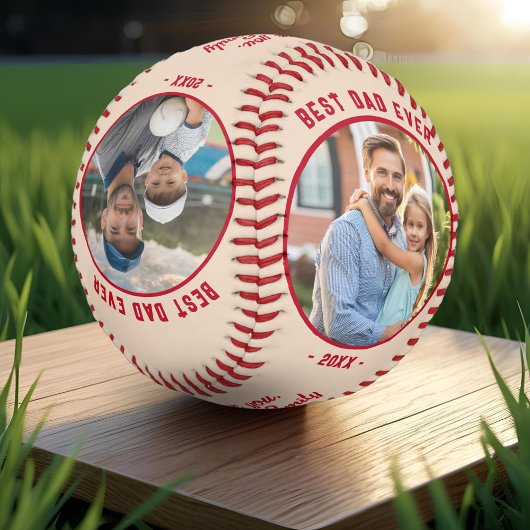 Bester Vater je 4 Fotos Vatertag Baseball