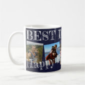 Bester Vater je 5 Foto Collage Vathers Day Kaffeetasse (Links)
