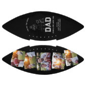 Bester Vater je | 5 Foto Vatertag Football (Paneele)