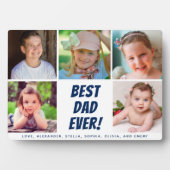 Bester Vater je 5 Fotos Fotoplatte (Vorderseite)