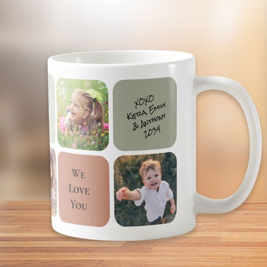Bester Vater je 5 Fotos Kaffeetasse