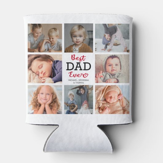 Bester Vater je 8 Foto Dosenkühler (Rückseite)