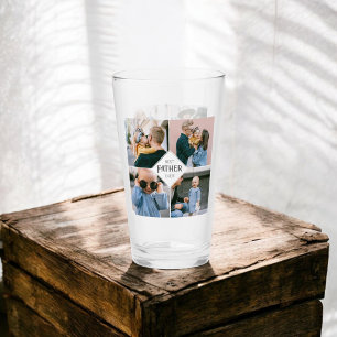 Bester Vater je 8 Foto Glas
