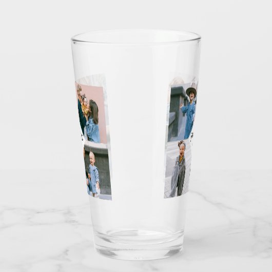 Bester Vater je 8 Foto Glas (Links)