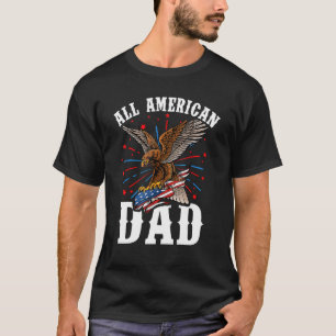 Bester Vater je alle amerikanischen Vater Eagle Am T-Shirt