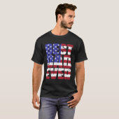 Bester Vater je amerikanischer Flaggenvater -€™S D T-Shirt (Vorne ganz)