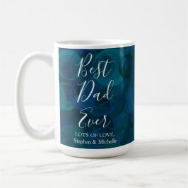 Bester Vater je Aquamarin Blue Einzigartigkeit Vat Kaffeetasse