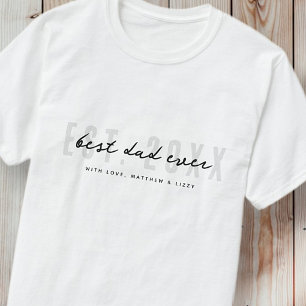 Bester Vater je Athletik Moderne Preppy Vatertag T-Shirt