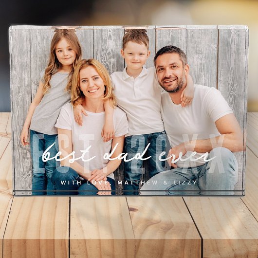 Bester Vater je Athletik Modernes Foto Vatertag