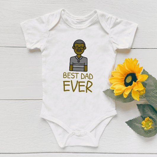 Bester Vater je Baby Strampler