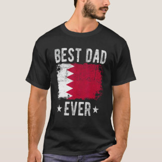 Bester Vater je Bahrain Flag Bester Bahraini Vater T-Shirt