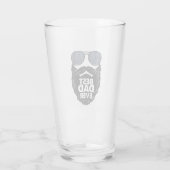Bester Vater je Bart bärtige Vater Sonnenbrille sc Glas (Rückseite)