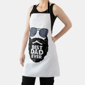 Bester Vater je Bart bärtige Vater Sonnenbrille sc Schürze (InSitu)