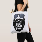 Bester Vater je Bart bärtige Vater Sonnenbrille sc Tasche (Von Nahem)