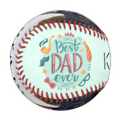 Bester Vater je Baseball (Vorderseite Links)