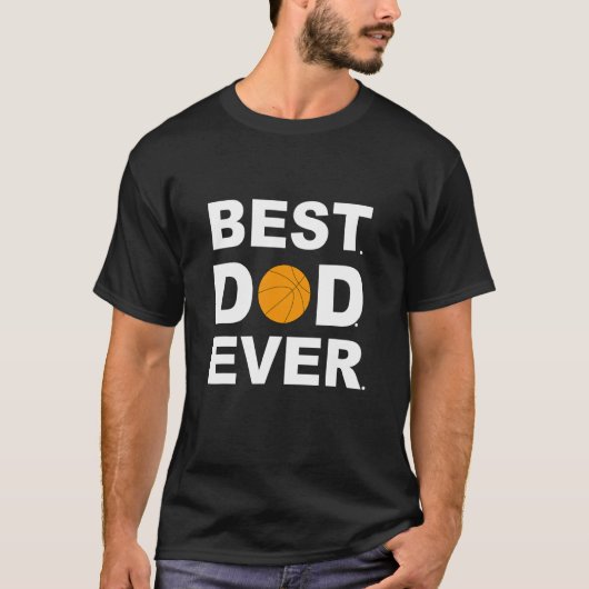 Bester Vater je Basketball T-Shirt (Vorderseite)