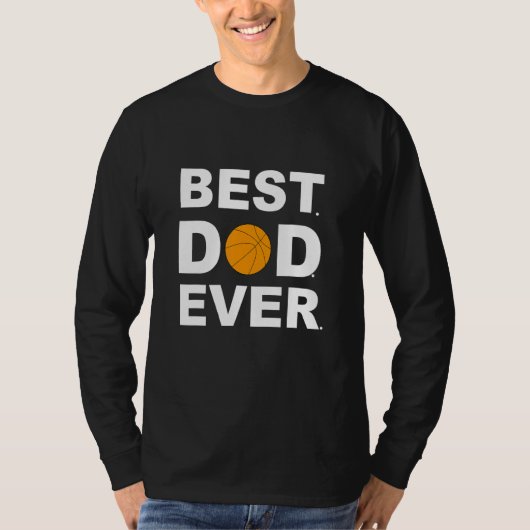 Bester Vater je Basketball T-Shirt (Vorderseite)