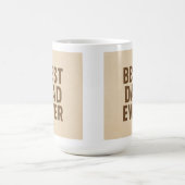 Bester Vater je ☕ | Bedeutende Tasse für Väter 💙 (Mittel)
