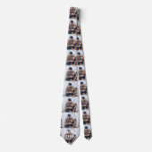 Bester Vater je benutzerdefinierte Foto-Collage Er Krawatte (Vorderseite)