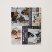 Bester Vater je benutzerdefinierte Fotokollagenfam Puzzle (Vertikal)