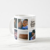 Bester VATER je benutzerdefinierte Gold Multi-Foto Kaffeetasse (Vorderseite Links)