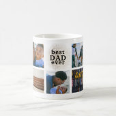 Bester VATER je benutzerdefinierte Gold Multi-Foto Kaffeetasse (Mittel)