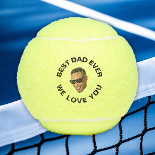 Bester Vater je - Benutzerdefinierte Meldung und F Tennisbälle